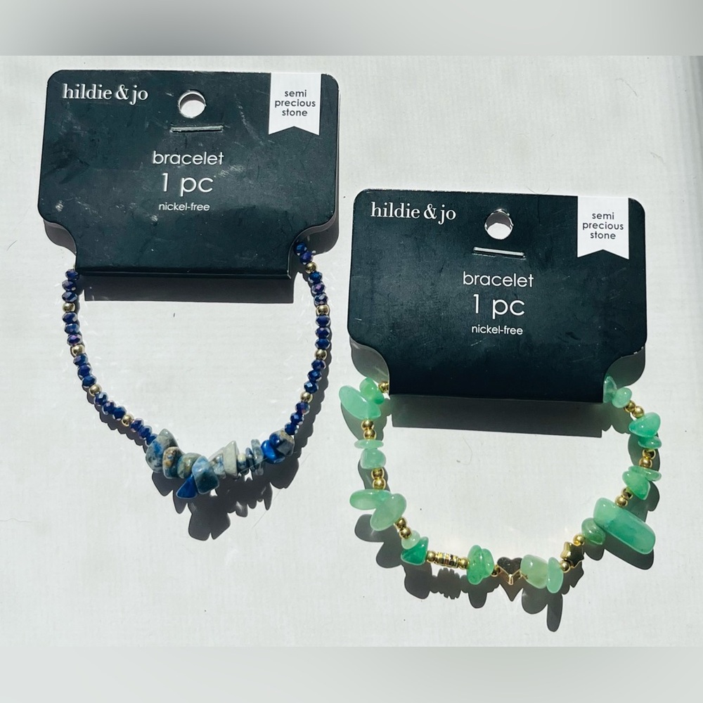 HILDIE & JO Decorative Beaded Bracelets - set of 2 NEW!